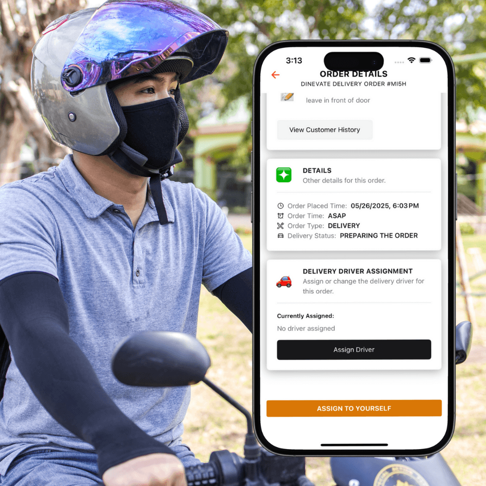 Interactive map showing driver locations and delivery routes