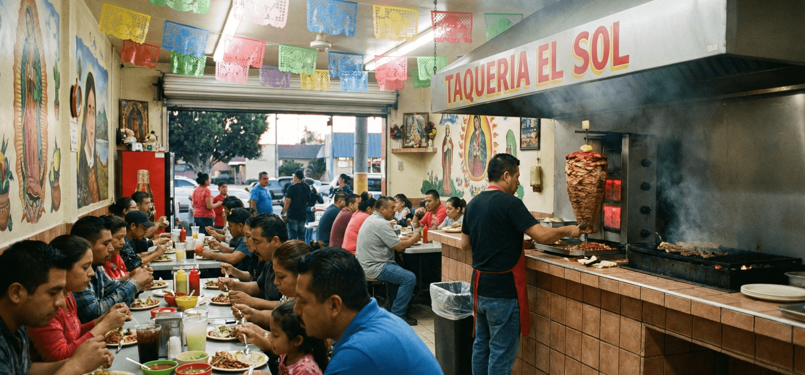 Taqueria with Dinevate ordering system