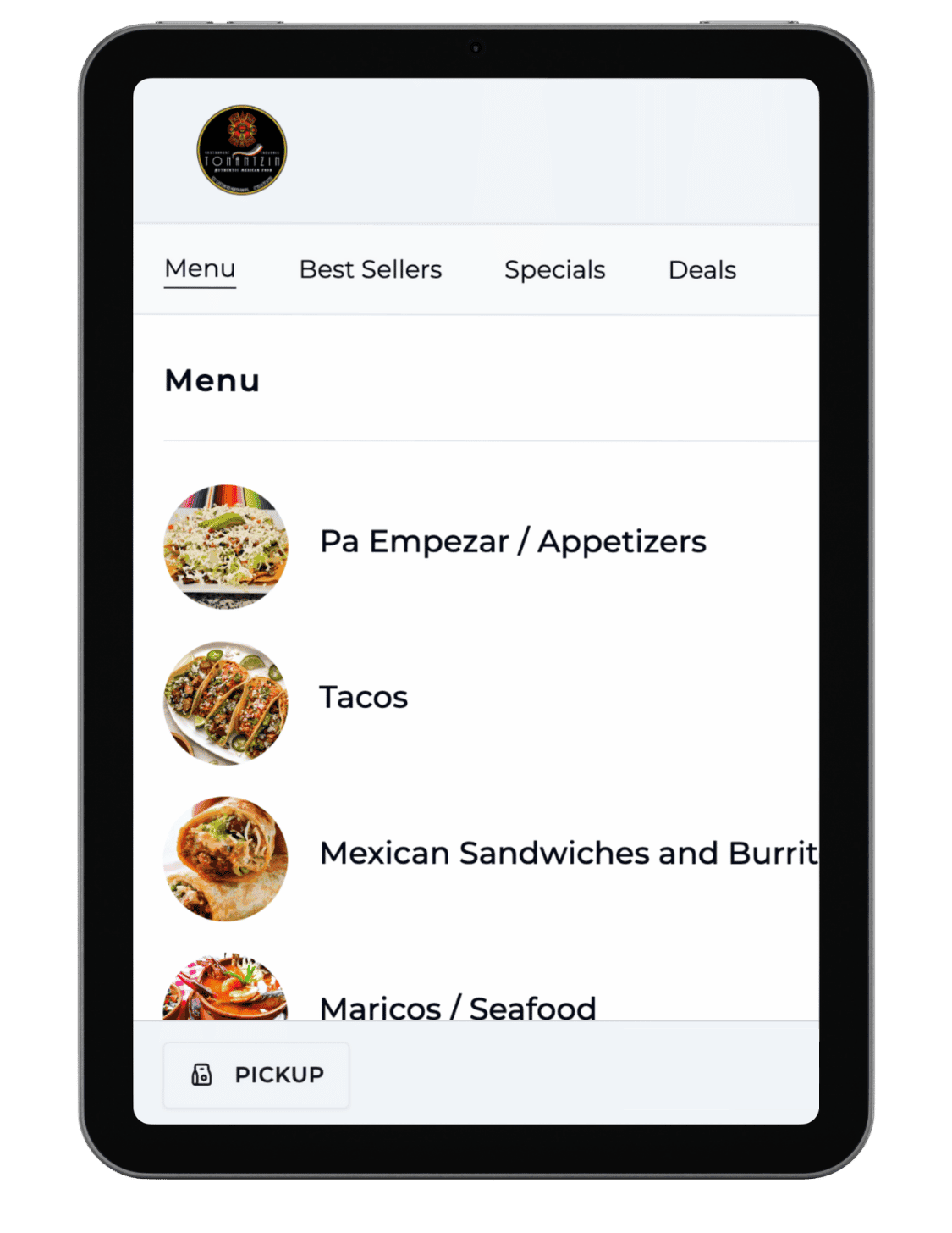Taqueria with Dinevate ordering system