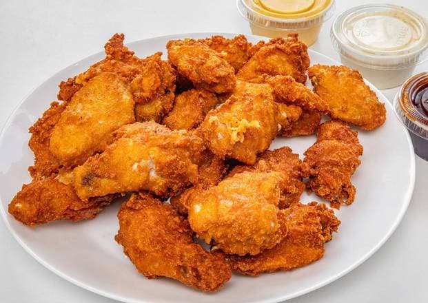 #10 Breaded Wings Combo