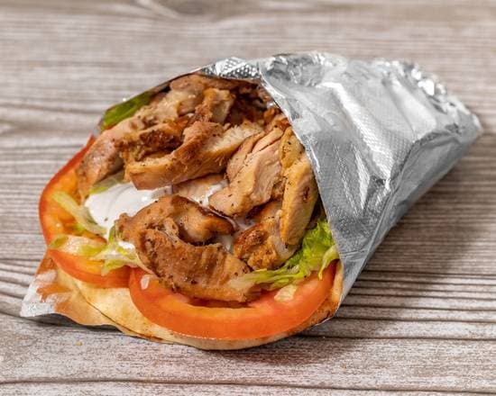 Charbroiled Chicken on Pita
